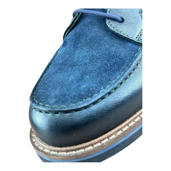 Galizio Torresi Braun  Men's  Shoes Derby blue Leather - Picture 8 of 11